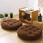 Round Velvet Floor Cushions - Pack of 2 - VFC01