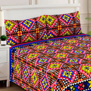 Luvoza Cotton Bed Sheet - King - 3pcs - CSB109