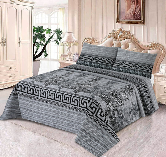 Luvoza Cotton Bed Sheet - King - 3pcs - CSB198