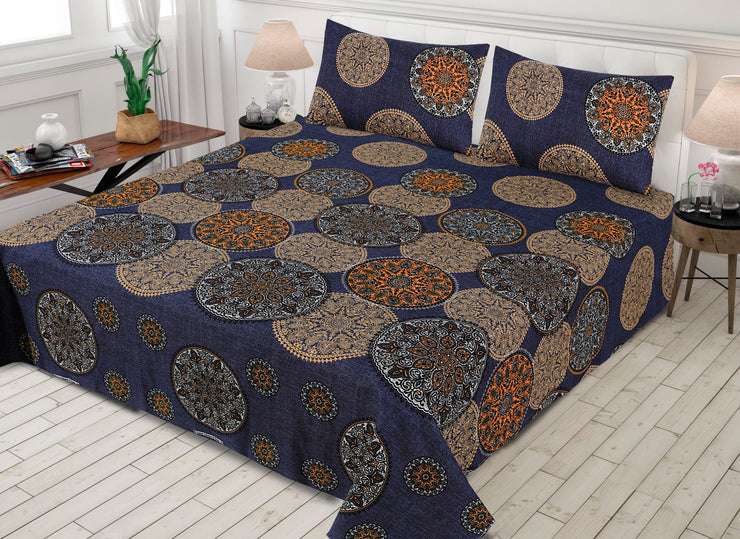 Luvoza Cotton Bed Sheet - King - 3pcs - CSB361