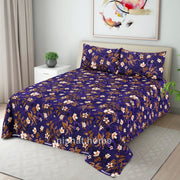 Luvoza Cotton Bed Sheet - King - 3pcs - CSB371