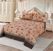 Luvoza Cotton Bed Sheet - King - 3pcs - CSB373