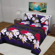 Luvoza Cotton Bed Sheet - King - 3pcs - CSB374