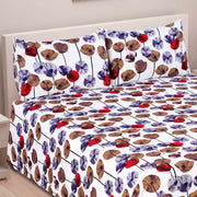 Luvoza Cotton Bed Sheet - King - 3pcs - CSB375