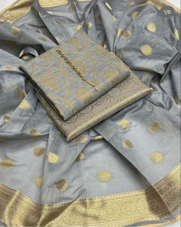 Banarsi Lawn Jacquard- Unstitched - 3pc - BLJ35