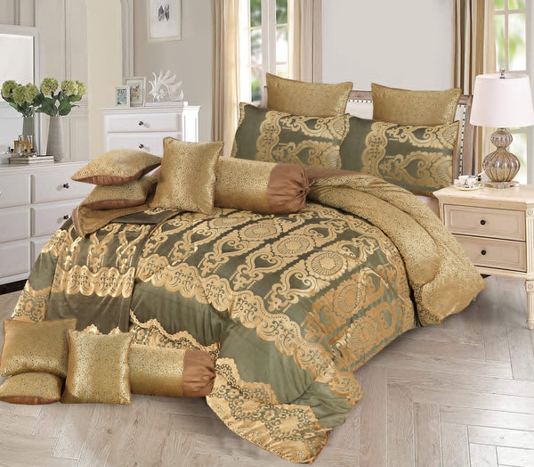 Marry Silver Plus Palachi Bridal Quilt Set - 14pcs - MSP32