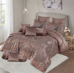 Marry Silver Plus Palachi Bridal Quilt Set - 14pcs - MSP33