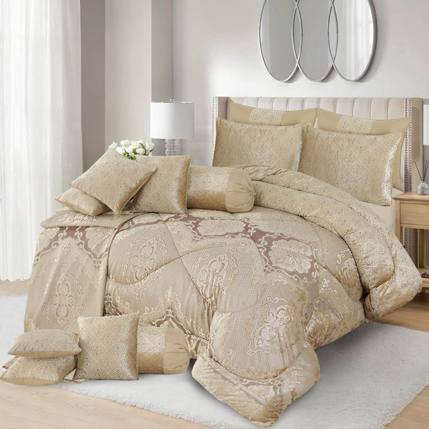 Marry Silver Plus Palachi Bridal Quilt Set - 14pcs - MSP40