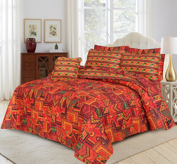 Cotton Comforter Set - 7pcs - HTP2060