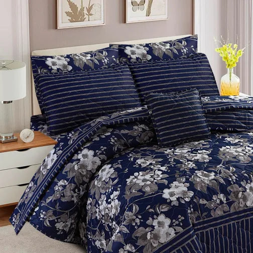 Cotton Comforter Set - 7pcs - HTP3060