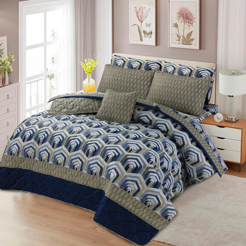 Cotton Comforter Set - 7pcs - HTP3062