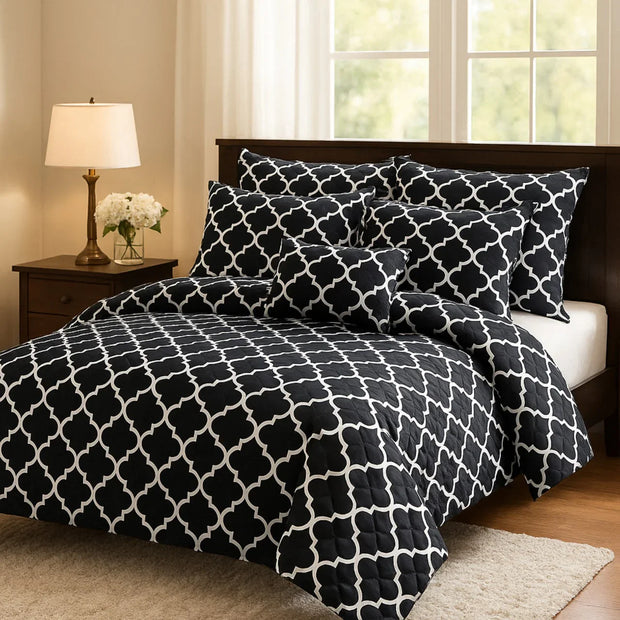 Cotton Comforter Set - 7pcs - HTP3094