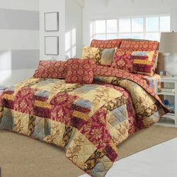 Cotton Comforter Set - 7pcs - HTP477