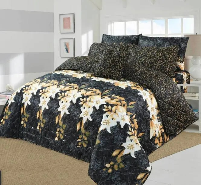 Cotton Comforter Set - 7pcs - HTP528