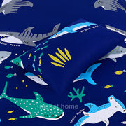 Divine Pure Cotton Kids Bed Sheet - Sea World - Single - DSB105