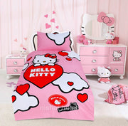 Divine Pure Cotton Kids Bed Sheet - Kitty - Single - DSB98