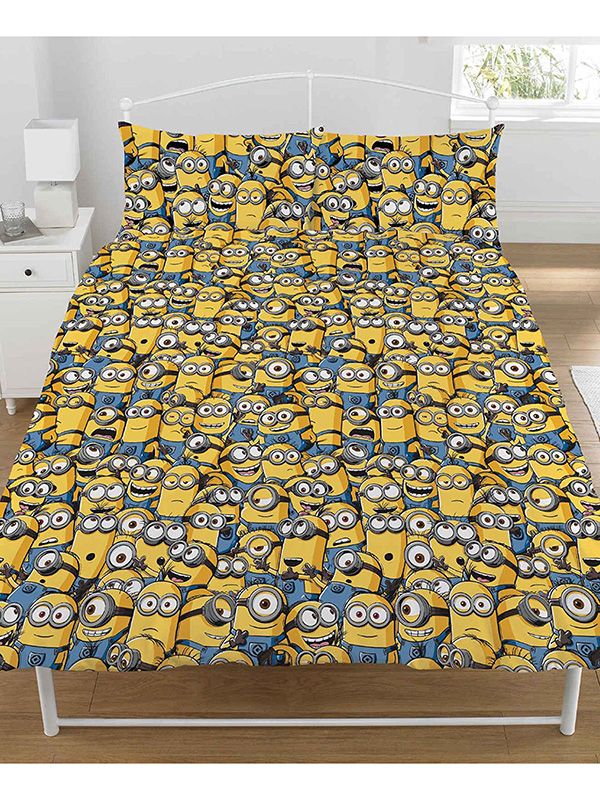 Divine Pure Cotton Kids Bed Sheet - Minion - Single - DSB96