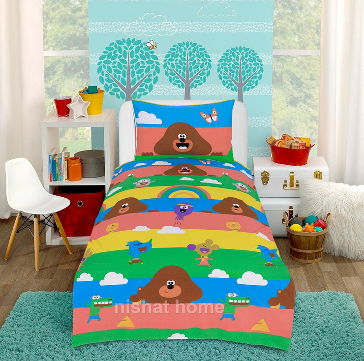 Divine Pure Cotton Kids Bed Sheet - Cartoon Island - Single - DSB101