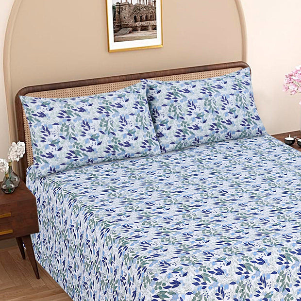 Divine Pure Cotton Bed Sheet - King - 3pcs - DBS191