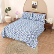 Divine Pure Cotton Bed Sheet - King - 3pcs - DBS191