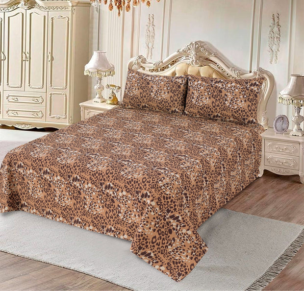 Divine Pure Cotton Bed Sheet - King - 3pcs - DBS192