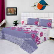 Divine Pure Cotton Bed Sheet - King - 3pcs - DBS212