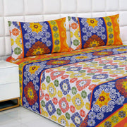 Divine Pure Cotton Bed Sheet - King - 3pcs - DBS220