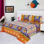 Divine Pure Cotton Bed Sheet - King - 3pcs - DBS220