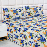 Divine Pure Cotton Bed Sheet - King - 3pcs - DBS221