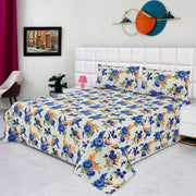 Divine Pure Cotton Bed Sheet - King - 3pcs - DBS221