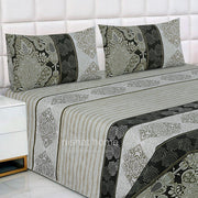 Divine Pure Cotton Bed Sheet - King - 3pcs - DBS225