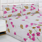 Divine Pure Cotton Bed Sheet - King - 3pcs - DBS227