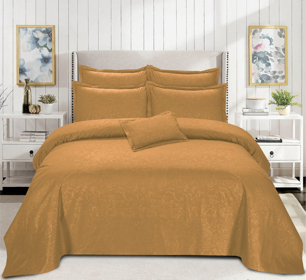 Pearl Pure Cotton Bed Sheet - Tan - King - 4pcs - PMC04