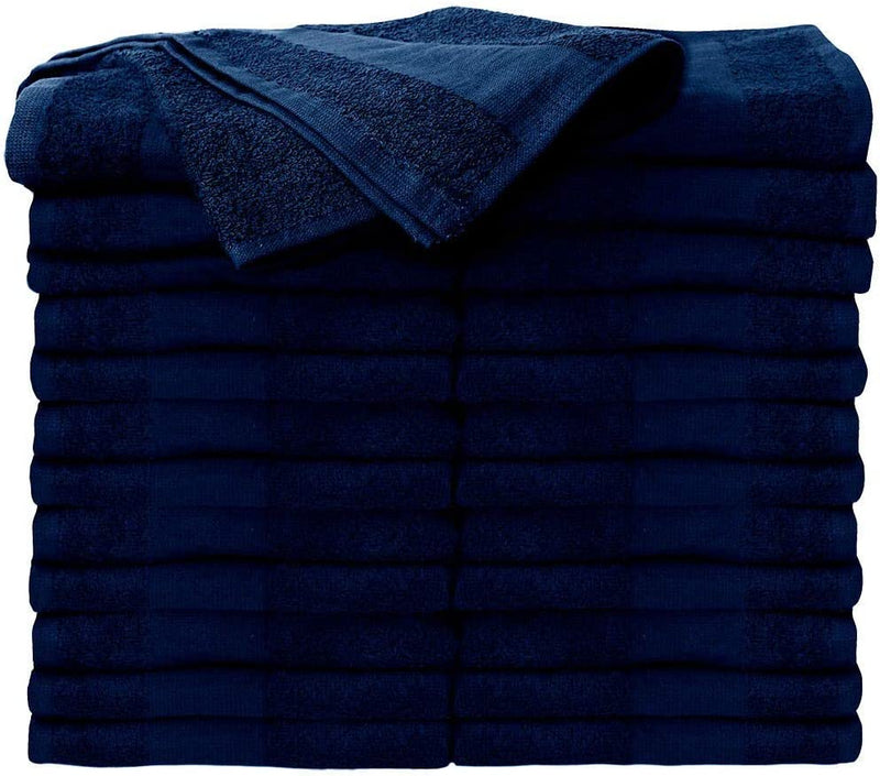 Export Quality Pure Cotton Bath Towel - Blue - ET04