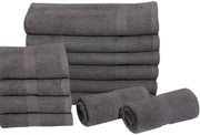 Export Quality Pure Cotton Bath Towel - Grey - ET01