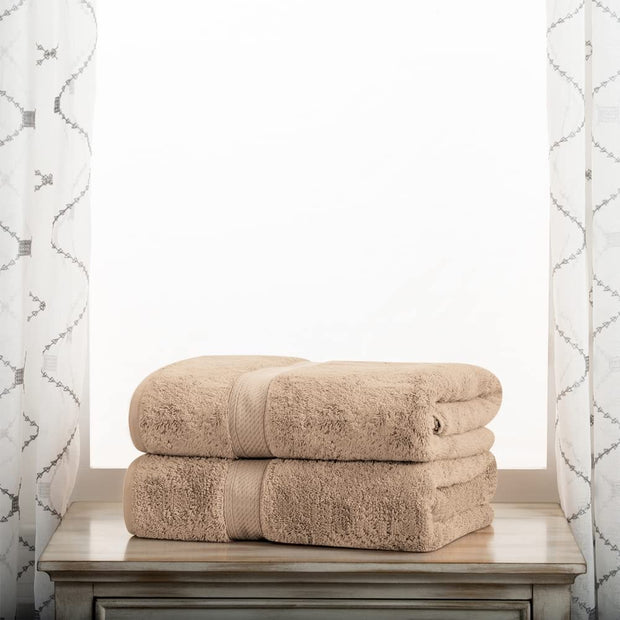 Export Quality Pure Cotton Bath Towel - Tawny - ET05