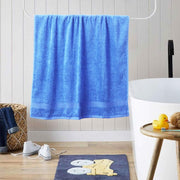 Export Quality Pure Cotton Bath Towel - Royal Blue - ET11