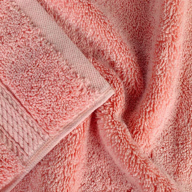 Export Quality Pure Cotton Bath Towel - Rose - ET09