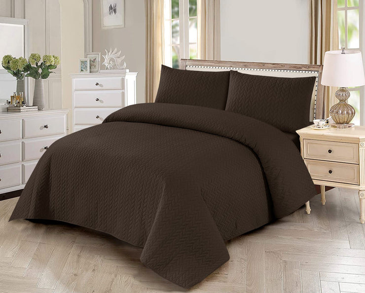 Elitano Luxury Bed Spread - 3pcs - EBS27