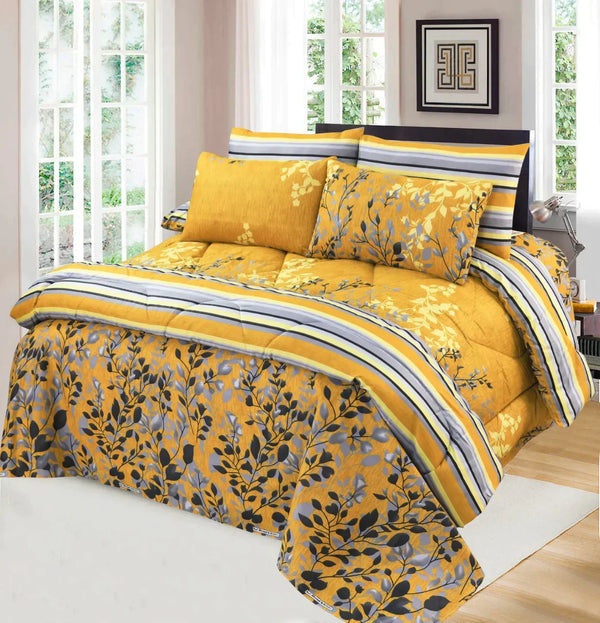 Loyta Winter Quilt Set - Razai Set - 6pcs - CQS15