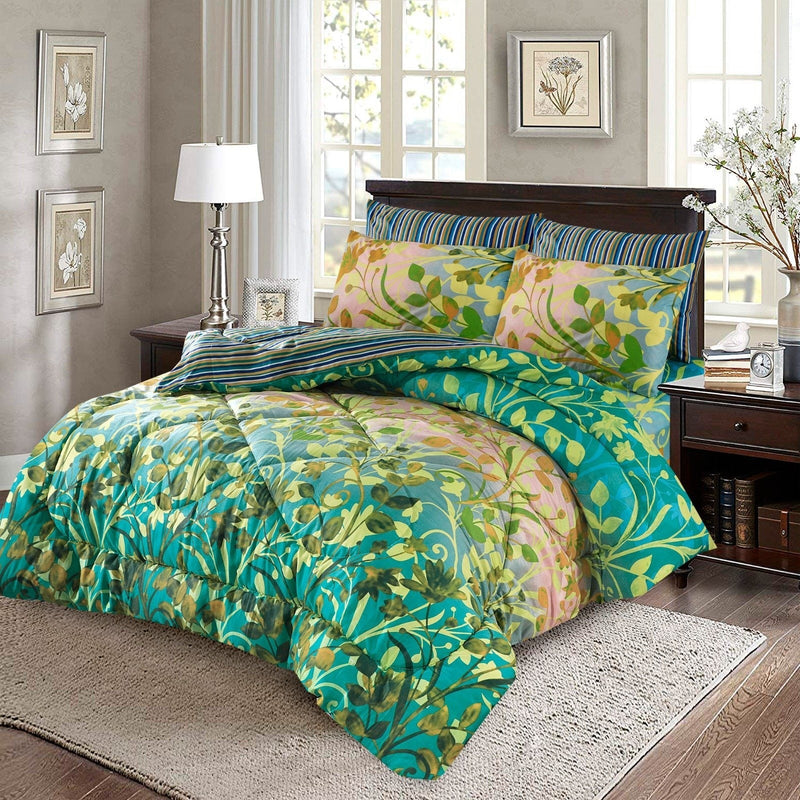 Loyta Winter Quilt Set - Razai Set - 6pcs - CQS86