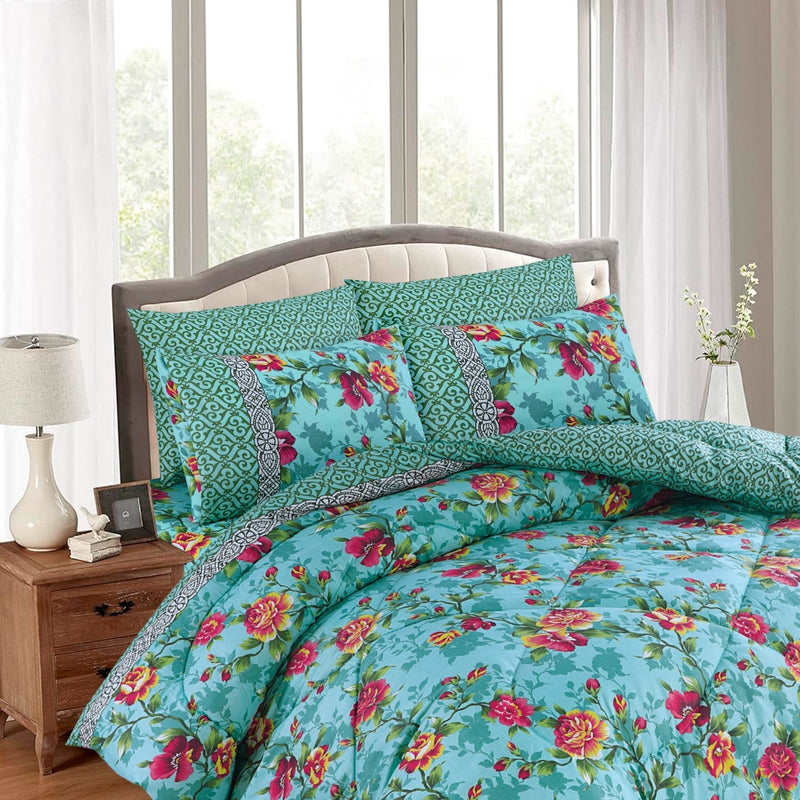 Loyta Winter Quilt Set - Razai Set - 6pcs - CQS87