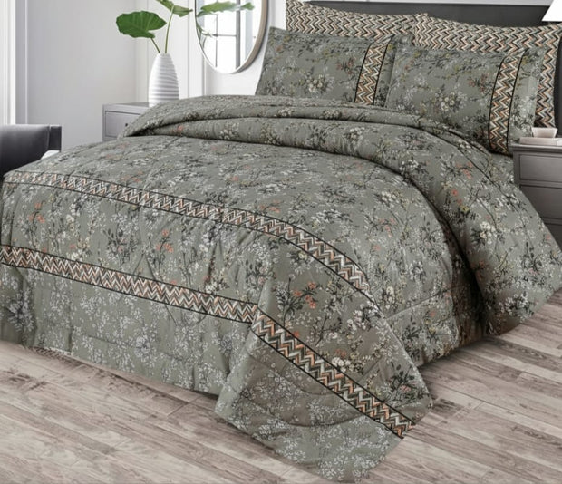 Loyta Winter Quilt Set - Razai Set - 6pcs - CQS101