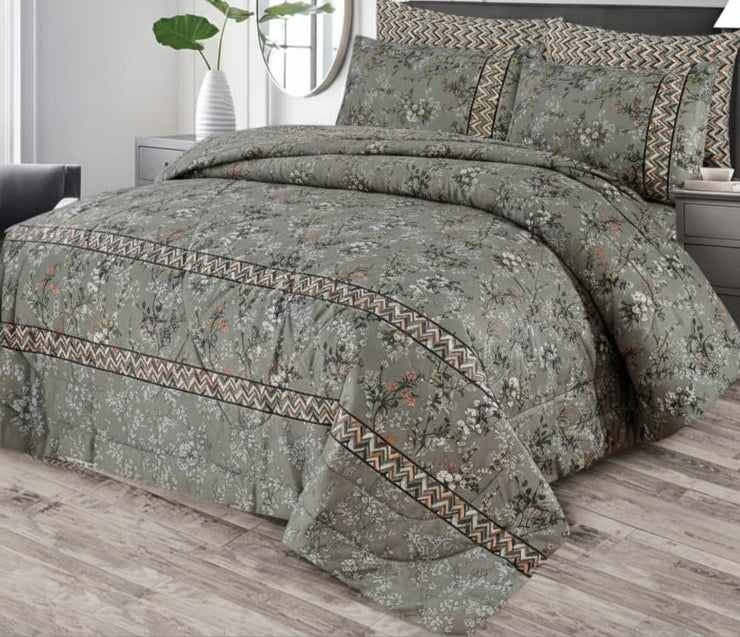 Loyta Winter Quilt Set - Razai Set - 6pcs - CQS101