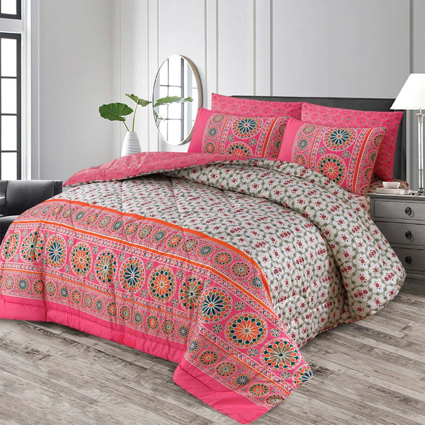 Loyta Winter Quilt Set - Razai Set - 6pcs - CQS90